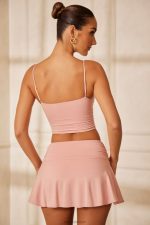 cuore dantelli mikro mini şort Oh Polly kadınlar 8046V780 etekler pembe - Görsel 12