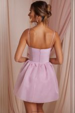 floriane tül etek korse mini elbise Oh Polly kadınlar 8046V263 elbiseler tozlu pembe - Görsel 2