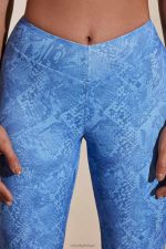 itsaso detaylı flare pantolon Oh Polly kadınlar 8046V827 dipler taslak - Görsel 4