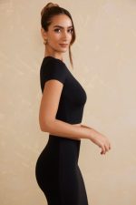 myaree kap kollu mahsul üst Oh Polly kadınlar 8046V717 Toplamak siyah - Görsel 3