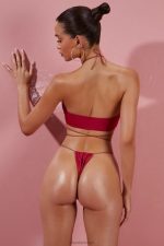 rüyalarında dantelli bikini altı Oh Polly kadınlar 8046V915 mayo dut - Görsel 2