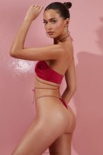 rüyalarında dantelli bikini altı Oh Polly kadınlar 8046V915 mayo dut - Görsel 3